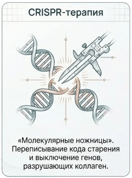 Генная терапия CRISPR в косметологии